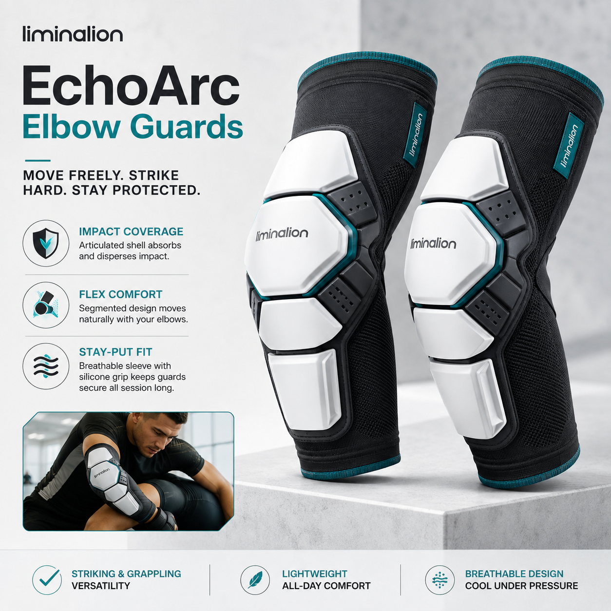 Liminalion™ EchoArc Elbow Guards