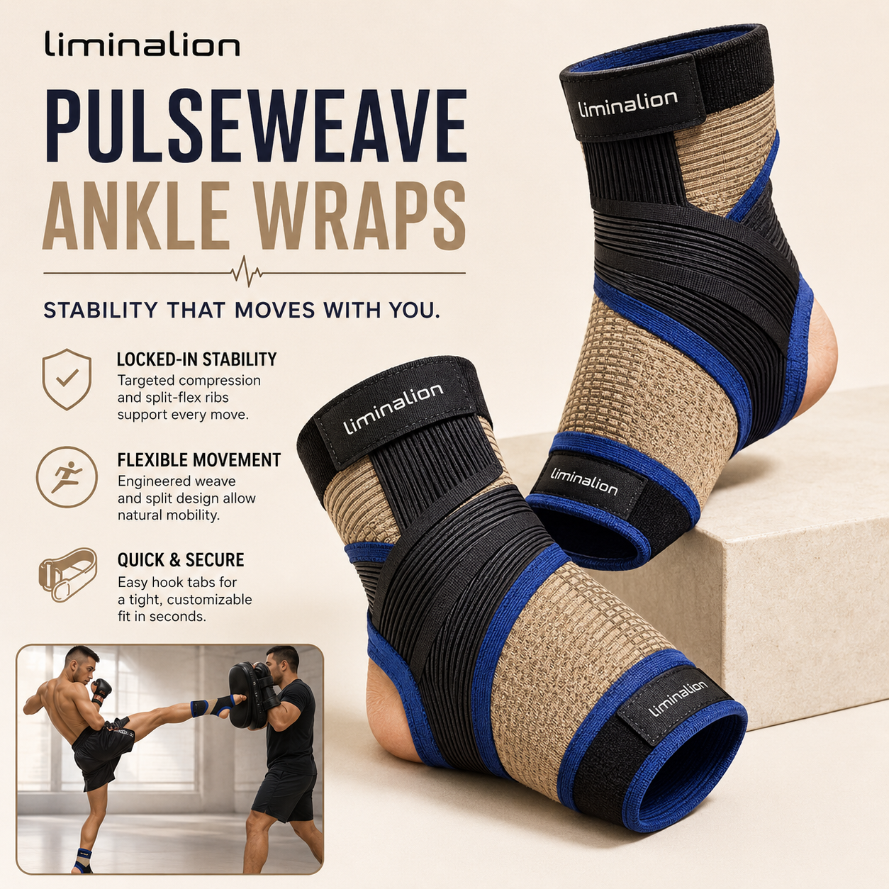 Liminalion™ Pulseweave Ankle Wraps