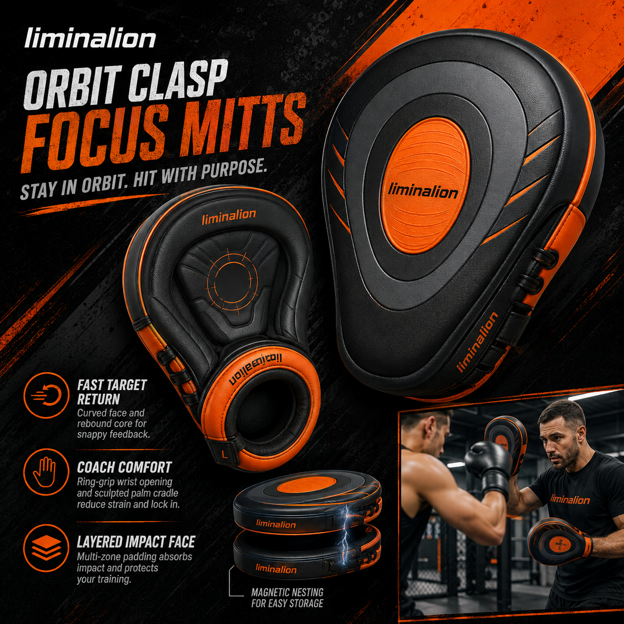 Liminalion™ Orbit Clasp Focus Mitts