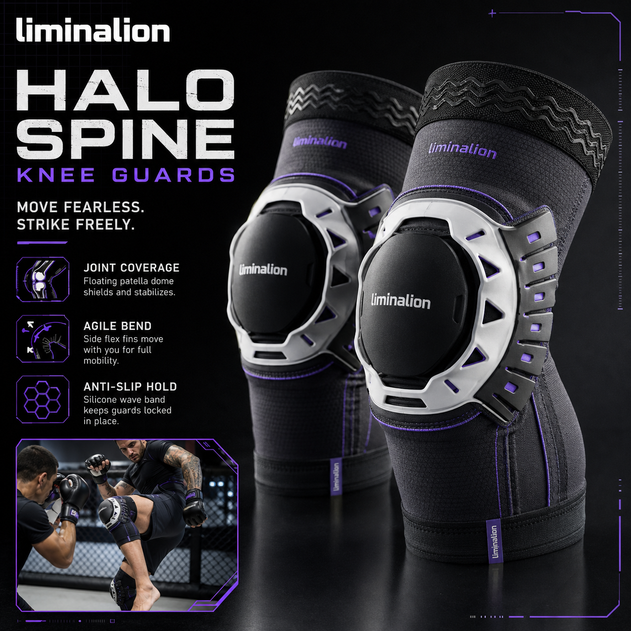 Liminalion™ Halo Spine Knee Guards